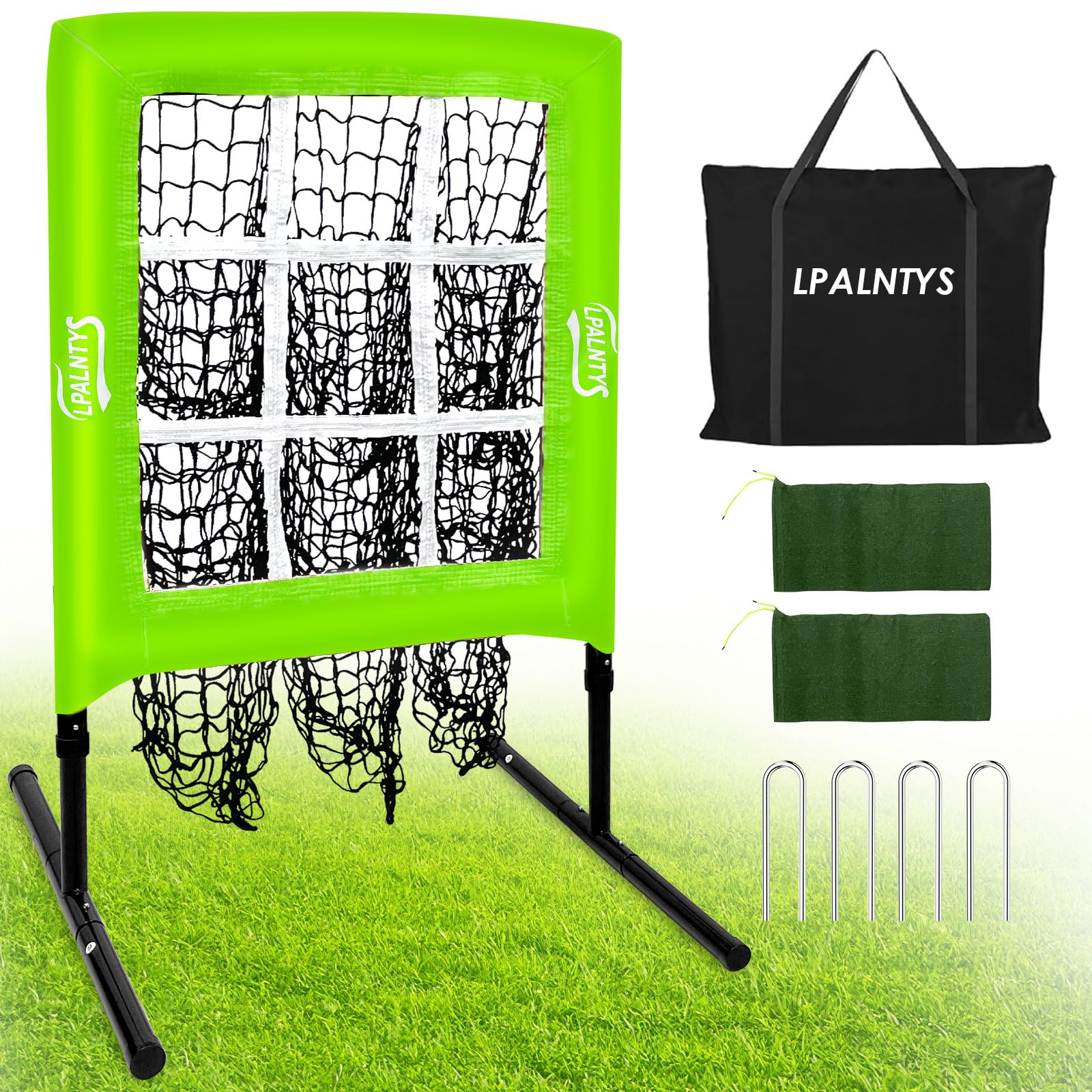 Amazon.com: LPALNTYS 9 Hole Pitching Net with Strike Zone,Improve